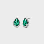 metal: Sterling Silver | color stone: Emerald