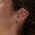 metal: 14K Gold Vermeil | color stone: Emerald