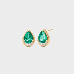 metal: 14K Gold Vermeil | color stone: Emerald