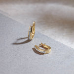 Classic Pear Diamond Hoops, 14K Gold Vermeil, 1/4 ct Lab Grown Diamond-1
