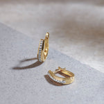 Classic Pear Diamond Hoops, 14K Solid Gold, 1/4 ct Lab Grown Diamond-6