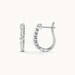Captivating Pear Diamond Hoops, 14K Solid Gold, 1/2 ct Lab Grown Diamond-6
