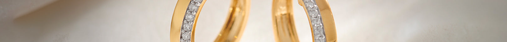 Two Band Diamond Hoops, 14K Gold Vermeil, 1/4 ct Lab Grown Diamond-1