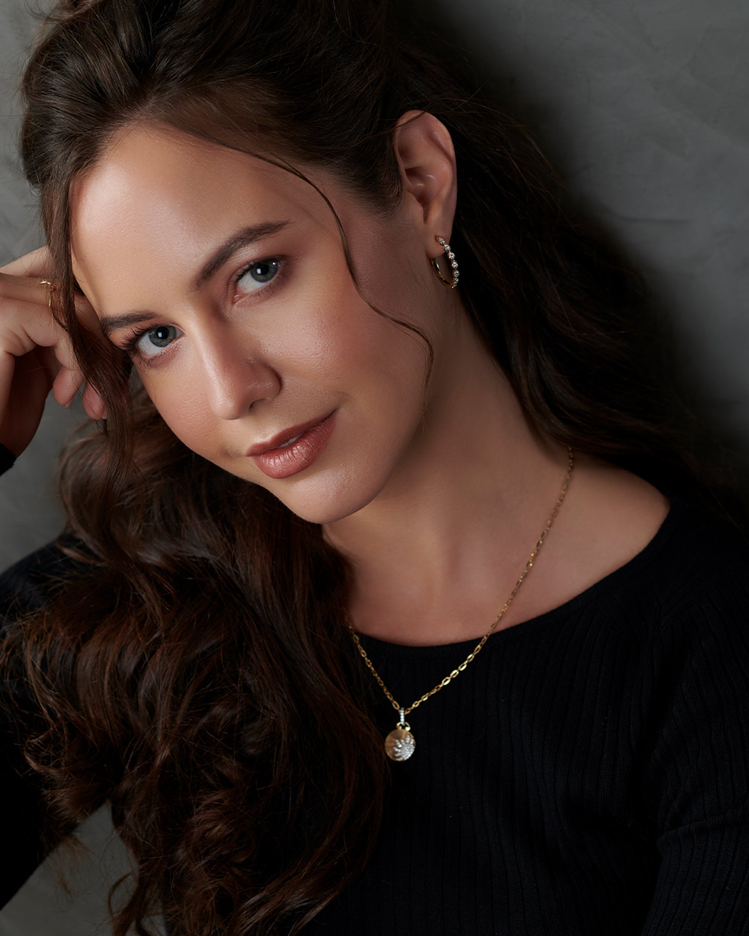 Medium Pear Hoops, 14K Gold Vermeil, 1/3 ct Lab Grown Diamond-4