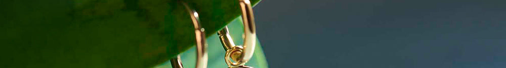 Cera Evil Eye Small Hoops, 14K Solid Gold, 1/8 ct Lab Grown Diamond-1