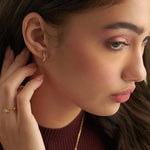 Entwine Diamond Hoops, 14K Gold Vermeil, 1/5 ct Lab Grown Diamond-2
