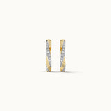 Entwine Diamond Hoops, 14K Solid Gold, 1/5 ct Lab Grown Diamond-7