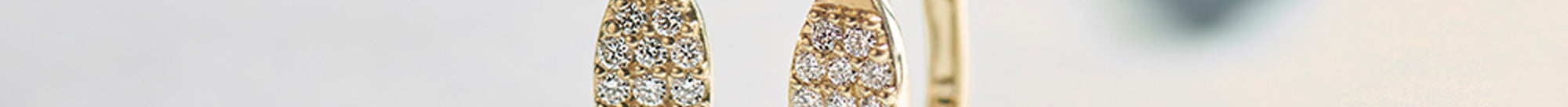 Petal Diamond Hoops, 14K Gold Vermeil, 1/3 ct Lab Grown Diamond-1