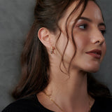 Boxed Diamond Hoops, 14K Gold Vermeil, 1 ct Lab Grown Diamond-5