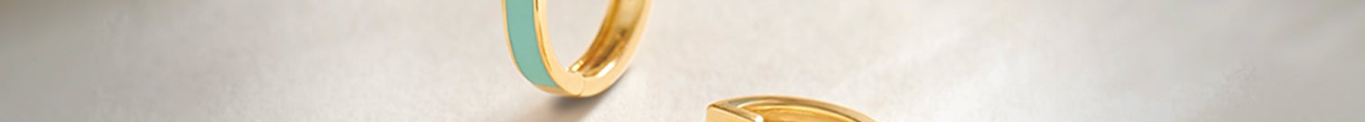 Candy Cera Mini Hoops, 14K Solid Gold-1