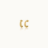 Gold Entwine Hoops, 10K Solid Gold-2