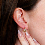 Gold Entwine Hoops, 10K Solid Gold-3