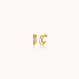 Gold Layered Hoops, 10K Solid Gold-2