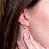 Gold Rainbow Hoops, 10K Solid Gold-2