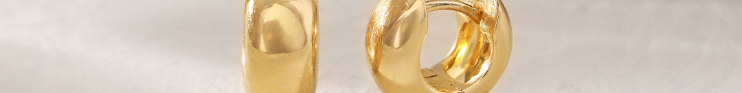 Chunky Small Hoops, 14K Gold Vermeil-1