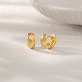 Chunky Small Hoops, 14K Gold Vermeil-1