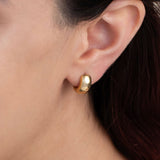 Chunky Small Hoops, 14K Gold Vermeil-2