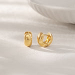 Chunky Small Hoops, 14K Gold Vermeil-4