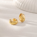 Chunky Medium Hoops, 14K Gold Vermeil-4