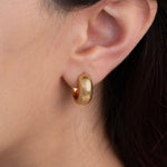 Chunky Medium Hoops, 14K Gold Vermeil-2