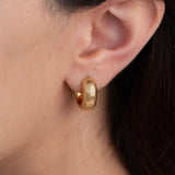Chunky Medium Hoops, 14K Gold Vermeil-2