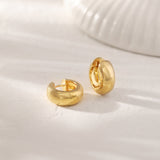 Chunky Medium Hoops, 14K Gold Vermeil-1