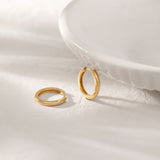 Classic Tube Hoops, 14K Gold Vermeil-1