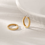 Classic Tube Hoops, 14K Gold Vermeil-4