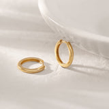 Classic Tube Hoops, 14K Gold Vermeil-4