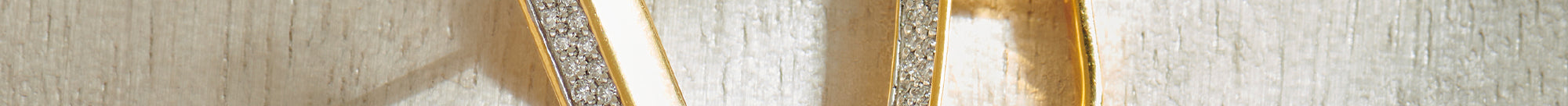 Diamond Bar Hoops, 14K Gold Vermeil, 1/3 ct Lab Grown Diamond-1