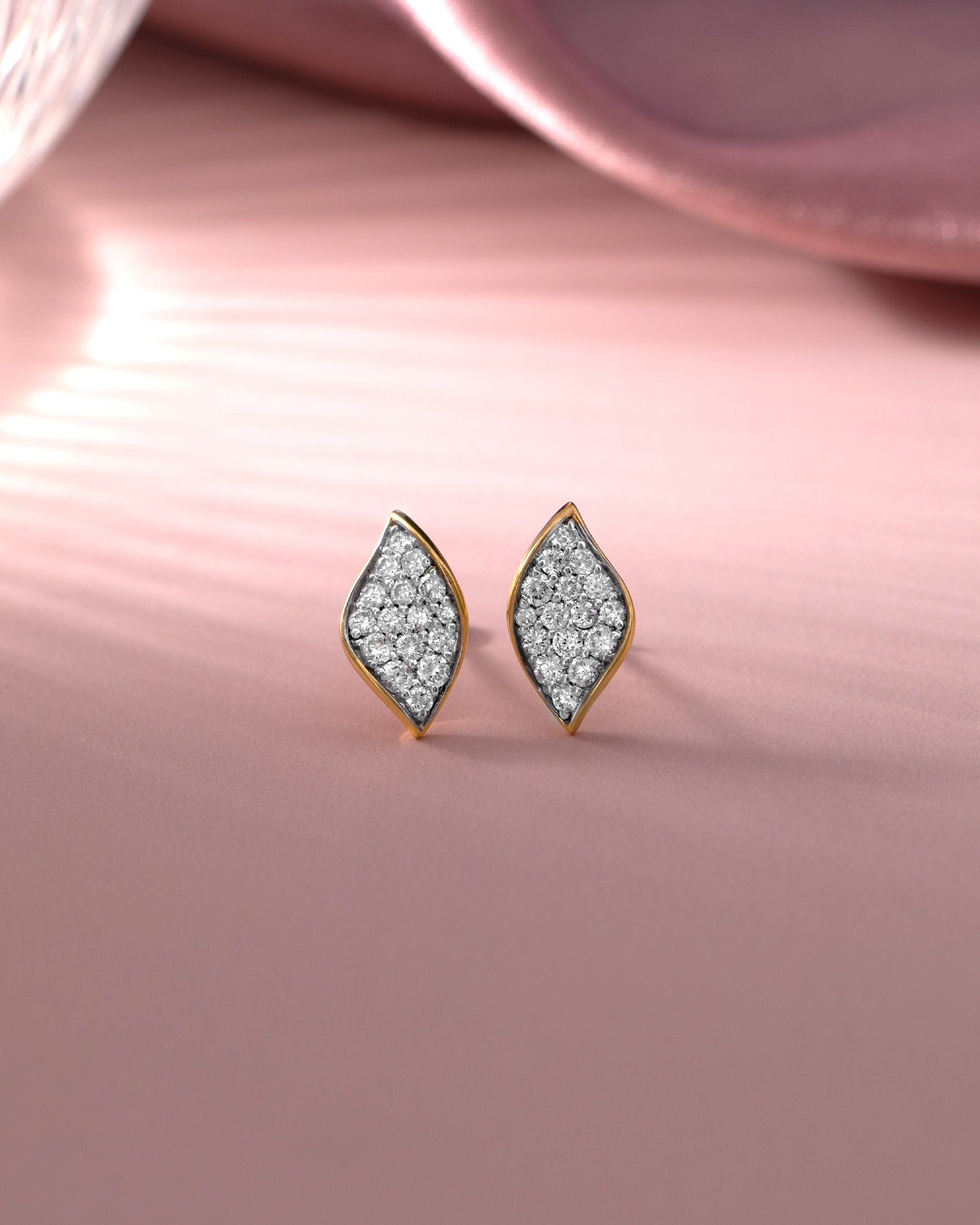 Bloom Diamond Stud, 14K Gold Vermeil, 1/2 ct Lab Grown Diamond-5