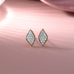 Bloom Diamond Stud, 14K Solid Gold, 1/2 ct Lab Grown Diamond-5