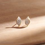 Bloom Diamond Stud, 14K Gold Vermeil, 1/2 ct Lab Grown Diamond-6