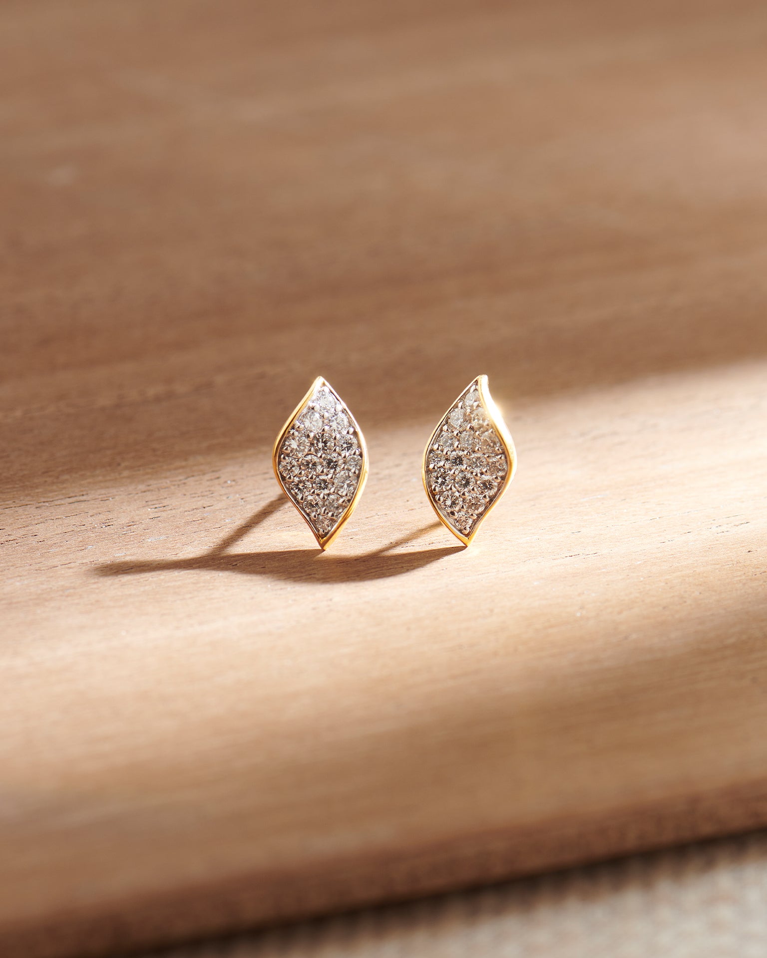 Bloom Diamond Stud, 14K Gold Vermeil, 1/2 ct Lab Grown Diamond-6