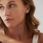 Bloom Diamond Stud, 14K Gold Vermeil, 1/2 ct Lab Grown Diamond-2
