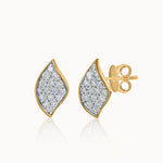 Bloom Diamond Stud, 14K Gold Vermeil, 1/2 ct Lab Grown Diamond-3