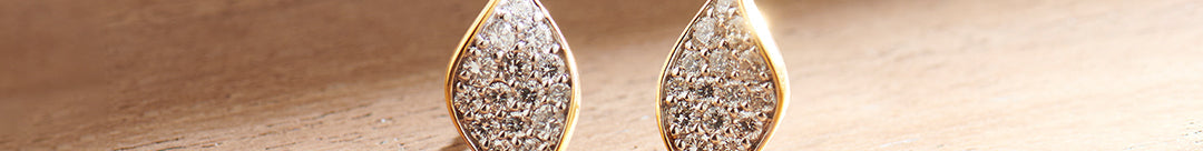 Bloom Diamond Stud, 14K Gold Vermeil, 1/2 ct Lab Grown Diamond-1