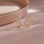 Starlit Diamond Hoops, 14K Gold Vermeil, 1/3 ct Lab Grown Diamond-6