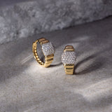 Diamond Ember Hoops
