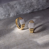 Diamond Ember Hoops