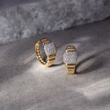 Diamond Ember Hoops