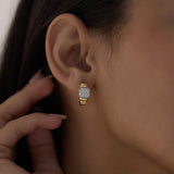 Diamond Ember Hoops