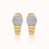 Diamond Ember Hoops