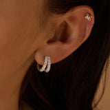 Diamond Inverted V Hoops