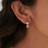 Twist Of Brilliance Diamond Hoops