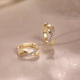 Twist Of Brilliance Diamond Hoops