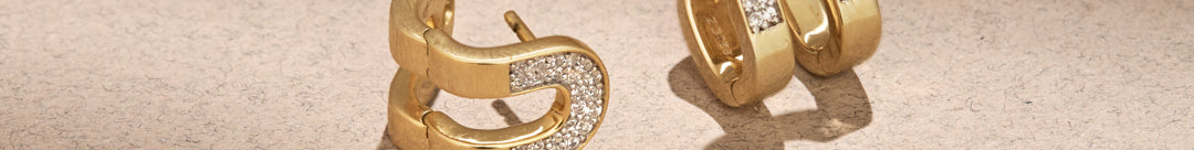 Shining Arc Diamond Hoops