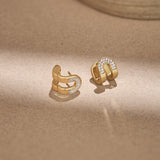 Shining Arc Diamond Hoops