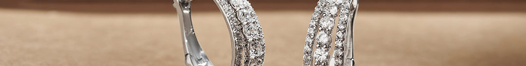 Timeless Diamond Hoops