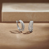 Timeless Diamond Hoops